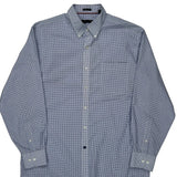 Tommy Hilfiger Checked Shirt - Large Blue Cotton