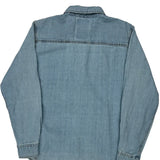 Levis Denim Shirt - Large Light Wash Denim