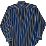 Tommy Hilfiger Striped Shirt - Large Blue Cotton