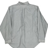 Ralph Lauren Striped Shirt - 2XL Blue Cotton
