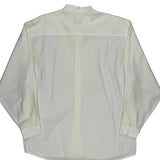 Next Collarless Shirt - Large White Viscose