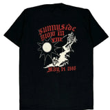 Made In USA Single Stitch Jerzees Graphic T-Shirt - Large Black Cotton