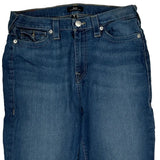 True Religion Cropped Jeans - 32W UK 12 Blue Cotton