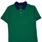 Polo By Ralph Lauren Slim Fit Polo Shirt - XL Blue Cotton