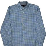 Tommy Hilfiger Checked Shirt - Large Blue Cotton