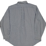 Ralph Lauren Striped Shirt - Large Blue Cotton