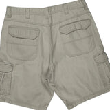 Wrangler Cargo Shorts - 36W 9L Beige Cotton