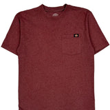 Dickies T-Shirt - Small Red Polyester Blend
