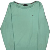 Tommy Hilfiger Jumper - Large Green Cotton