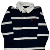 Age 6 Months Ralph Lauren Striped Jumper - 4XS Navy Cotton