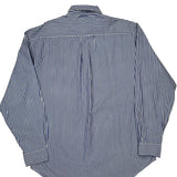 Tommy Hilfiger Striped Shirt - Large Blue Cotton
