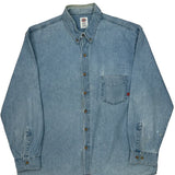 Dickies Denim Shirt - 2XL Blue Cotton