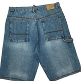 Timberland Cargo Denim Shorts - 34W 12L Blue Denim