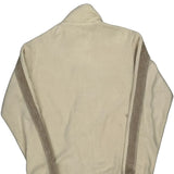 Lacoste Fleece Jacket - Small Beige Polyester