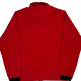 Vintage Ralph Lauren Track Jacket - Large Red Cotton Blend