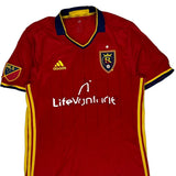 Real Salt Lake Adidas Football Shirt - Large Red Polyester