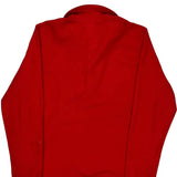 The North Face Fleece - Large Red Polyester