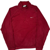 Nike Long Sleeve T-Shirt - 2XL Red Polyester