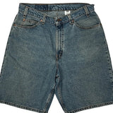Levis Denim Shorts - 32W 11L Blue Cotton