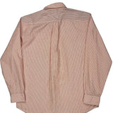 Tommy Hilfiger Striped Shirt - Large Red Cotton