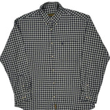 Timberland Checked Shirt - Large White Cotton