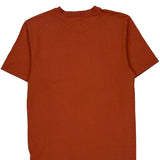 Carhartt T-Shirt - Small Orange Cotton