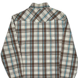 Dickies Checked Flannel Shirt - Medium Blue Cotton
