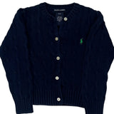 Age 3 Ralph Lauren Cardigan - XS Navy Cotton