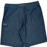 Oakley Cargo Shorts - 38W 10L Blue Cotton
