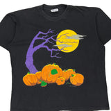 Halloween Lillian Single Stitch T-Shirt - Large Black Cotton