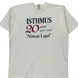 20Th Anniversary Fruit Of The Loom Graphic T-Shirt - XL White Cotton