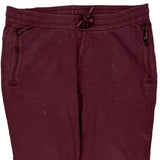 Armani Exchange Joggers - Large Burgundy Cotton Blend