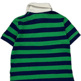 Age 3 Polo By Ralph Lauren Striped Polo Shirt - 2XS Green Cotton