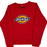 Age 10 Dickies Long Sleeve T-Shirt - Medium Red Cotton