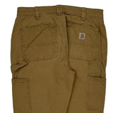 Carhartt Carpenter Trousers - 30W UK 8 Brown Cotton Blend