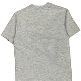 Hanes Single Stitch T-Shirt - Medium Grey Cotton