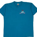 San Diego Ca Chillers Fruit Of The Loom Single Stitch T-Shirt - XL Blue Cotton