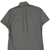 Ralph Lauren Checked Short Sleeve Shirt - Small Black & White Cotton