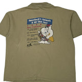 Jazz Concerts Anvil Graphic T-Shirt - 2XL Khaki Cotton