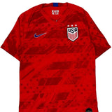 Usa Away 2019 Nike Football Shirt - Small Red Polyester