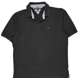 Tommy Hilfiger Polo Shirt - XL Black Cotton