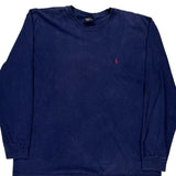 Polo By Ralph Lauren Long Sleeve T-Shirt - XL Navy Cotton