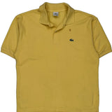 Lacoste Polo Shirt - XL Yellow Cotton