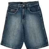 Lot 29 Denim Shorts - 36W 12L Blue Cotton
