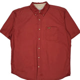 Carhartt Short Sleeve Shirt - XL Red Cotton