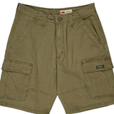 Wrangler Cargo Shorts - 30W 9L Khaki Cotton