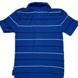 Age 8 Polo By Ralph Lauren Striped Polo Shirt - Small Blue Cotton
