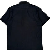 Dickies Short Sleeve Shirt - Large Black Polyester Blend