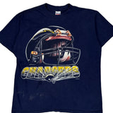 Chargers True Fan Single Stitch T-Shirt - 2XL Navy Cotton