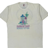 San Pedro & Peninsula Ymca Harbor Light Half Marathon & 5K Run/Walk Jerzees Single Stitch T-Shirt - XL White Cotton